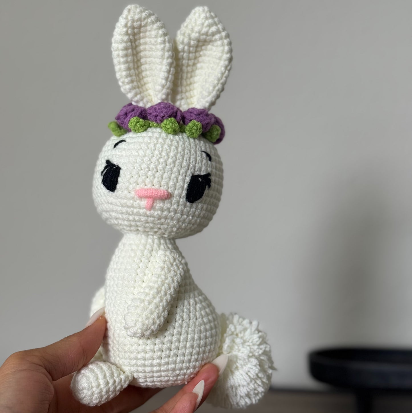 Sitting White Bunny