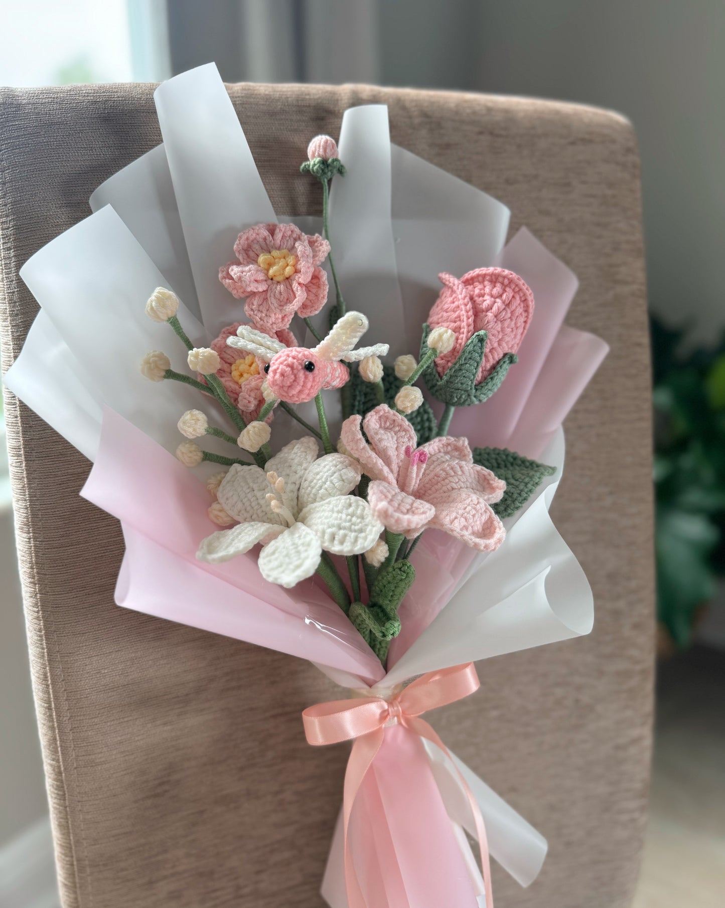 Dragonfly in Bloom – Blush Edition