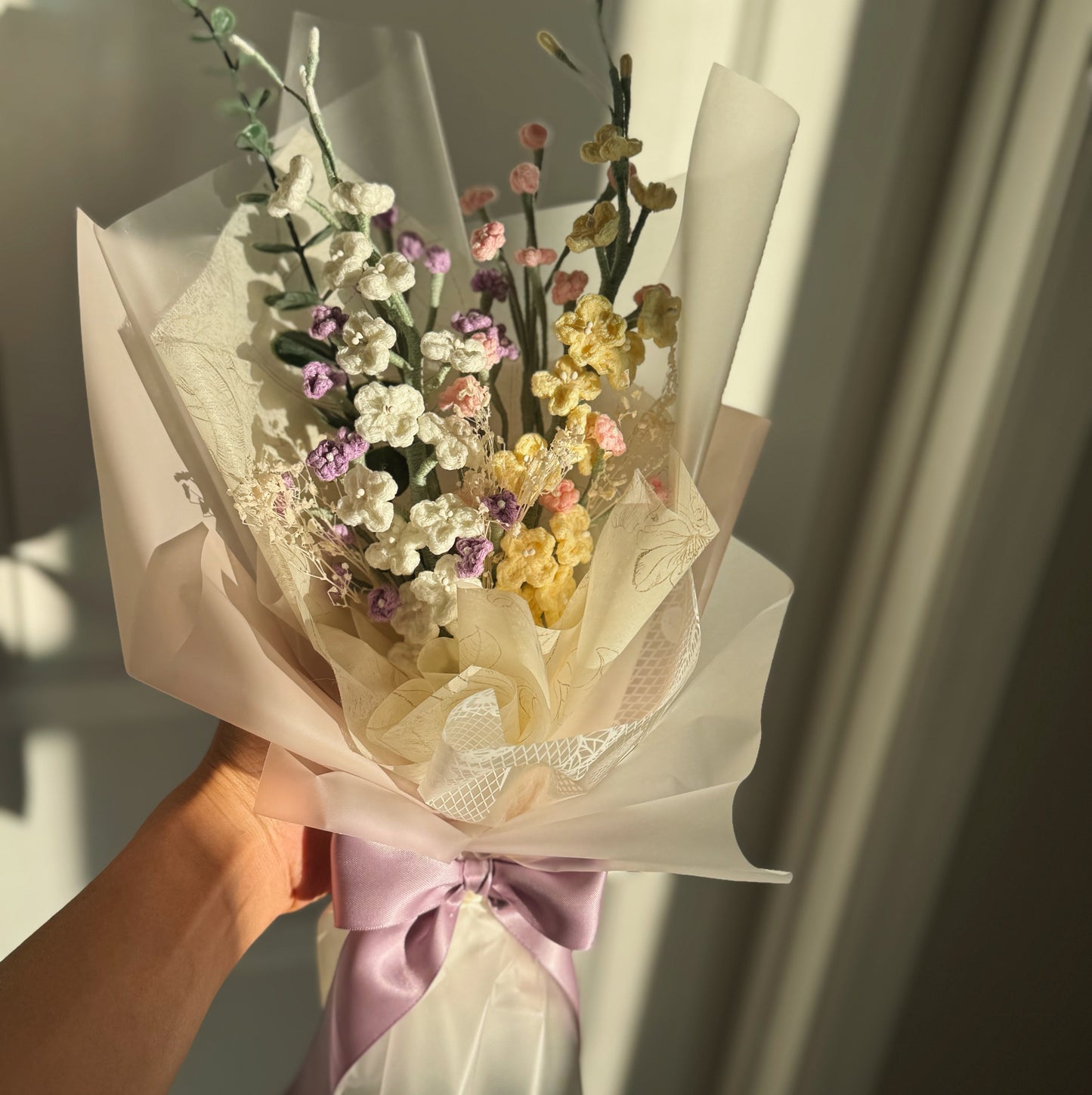 Enchanted Pastel Wildflower Bouquet