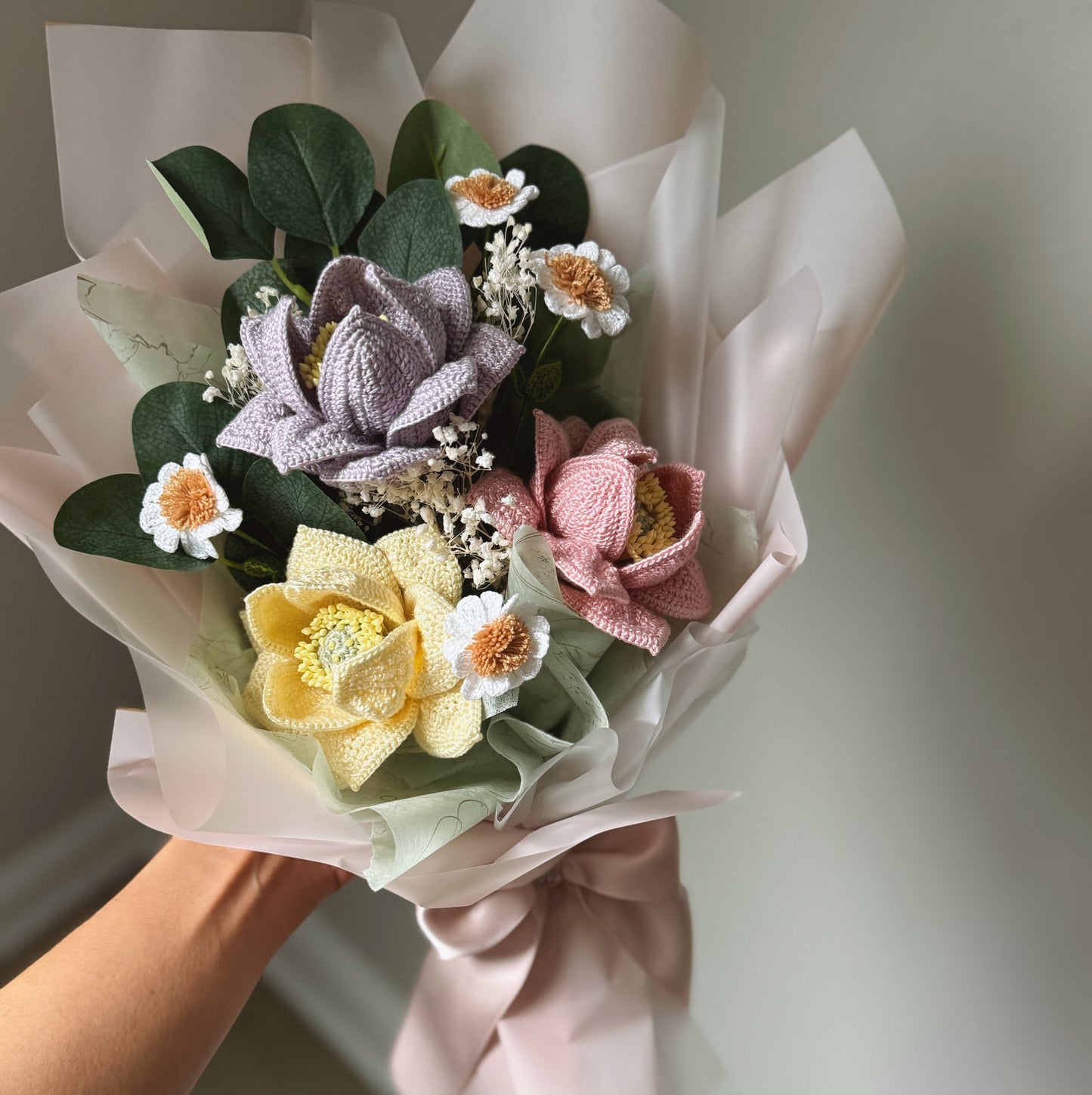 Pastel Lotus Harmony Trio