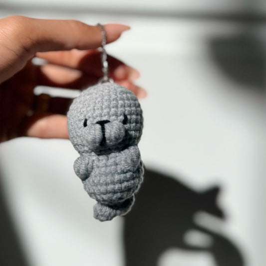 Gray Seal Keychain