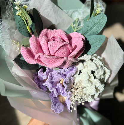 Rose & Iris Heirloom Bouquet