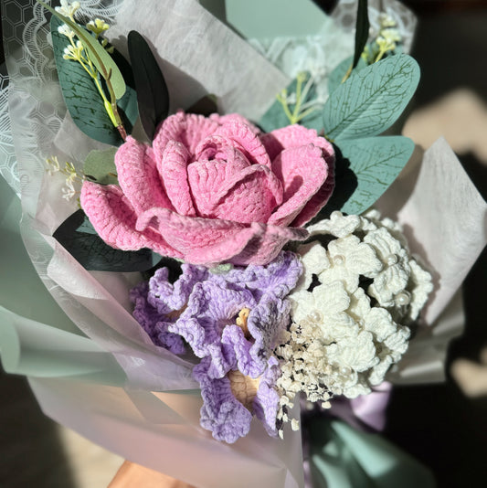 Rose & Iris Heirloom Bouquet