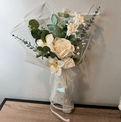 Celestial Elegance
Pure white blooms designed to capture divine beauty