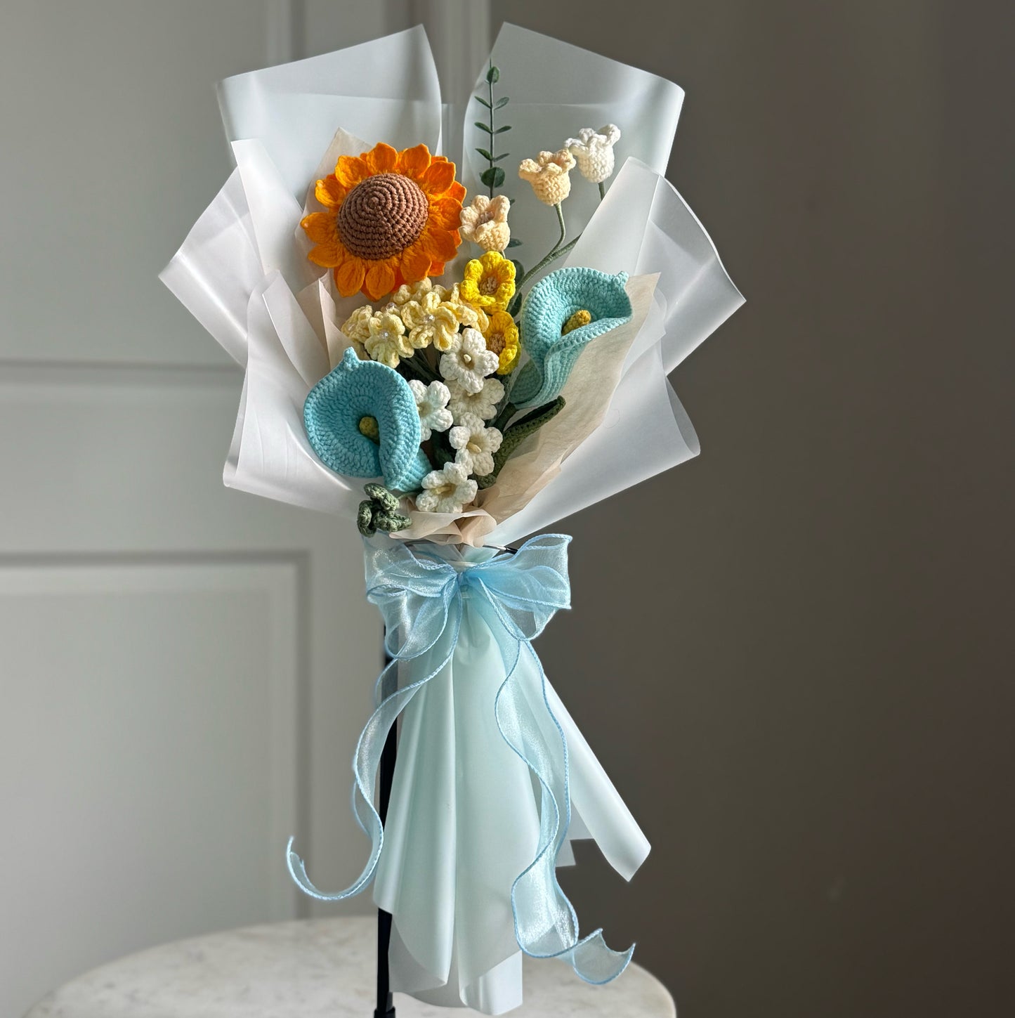 Blue Calla & Golden Valley Bloom