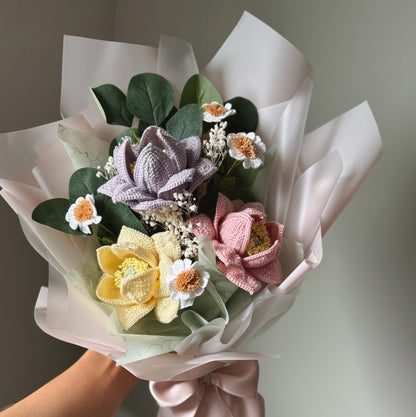 Pastel Lotus Harmony Trio