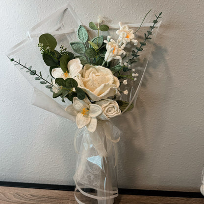 Celestial Elegance
Pure white blooms designed to capture divine beauty