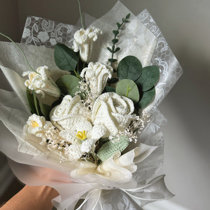 Pure Ivory Bloom Bouquet