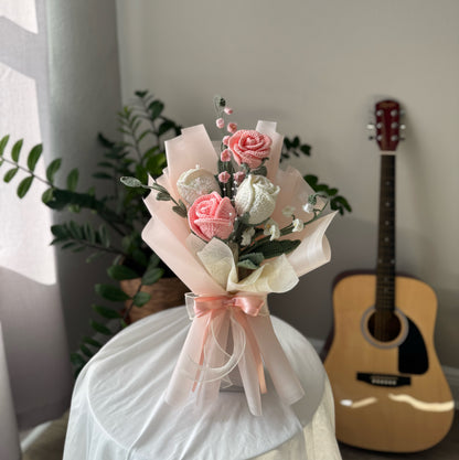 Blush & Ivory Everlasting Rose Keepsake