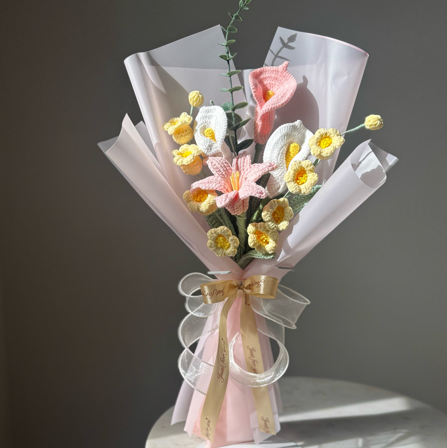 Morning Dew Lily Serenity Bouquet