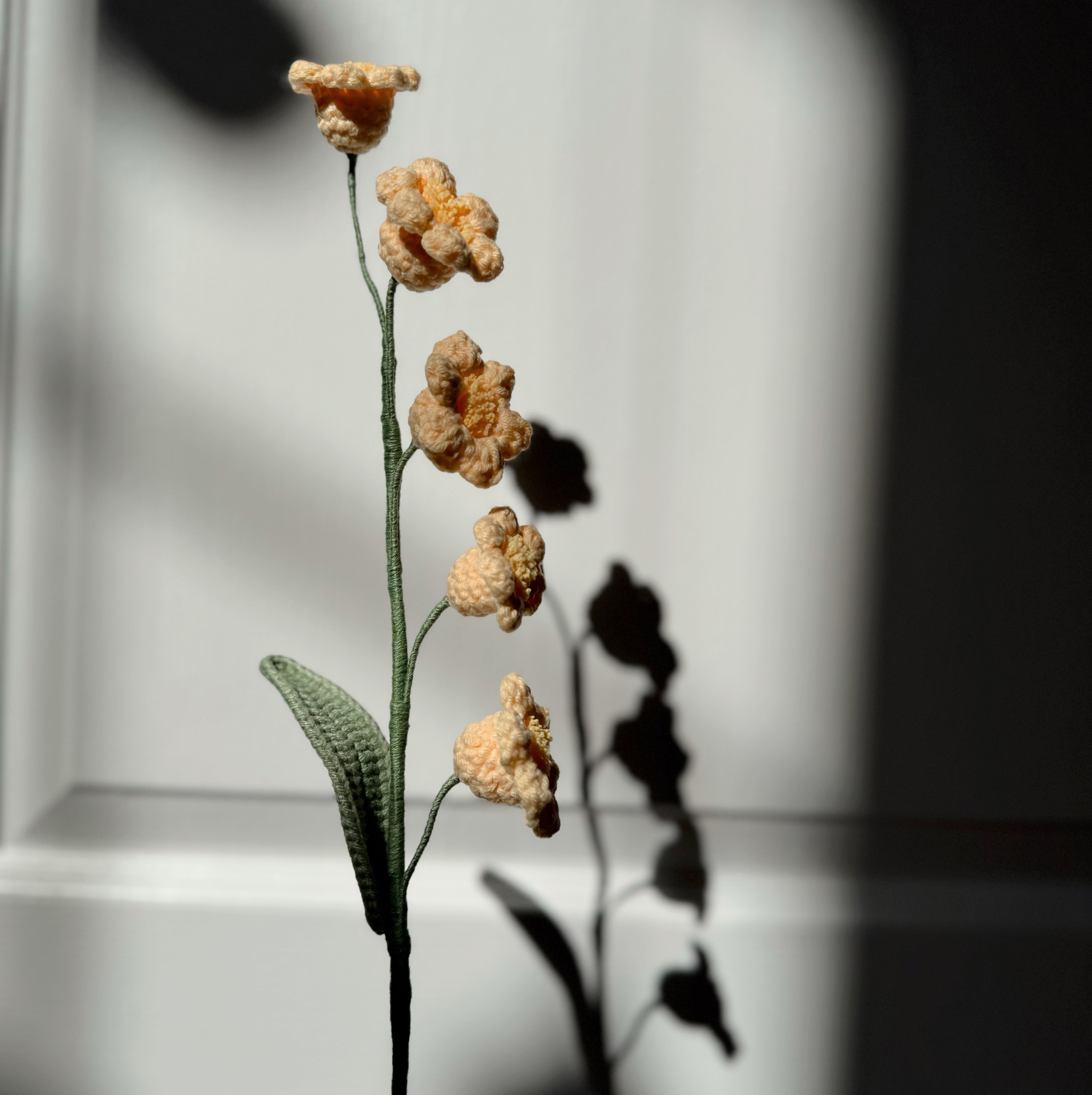 YELLOW LILY OF THE VALLEY – Knit The Duck