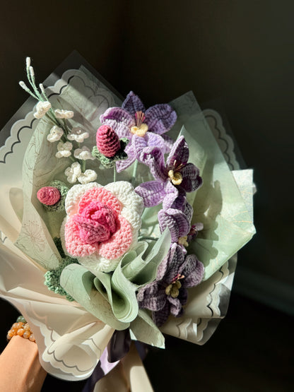 Enchanted Orchid Rose Bouquet
