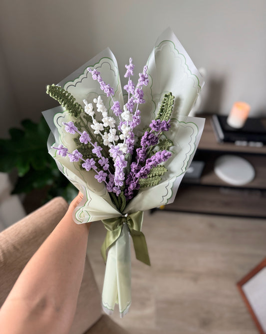Lavender Meadow Fern Whisper Bouquet