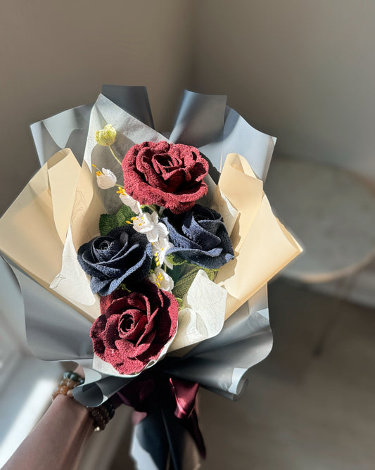 Crimson Midnight Roses