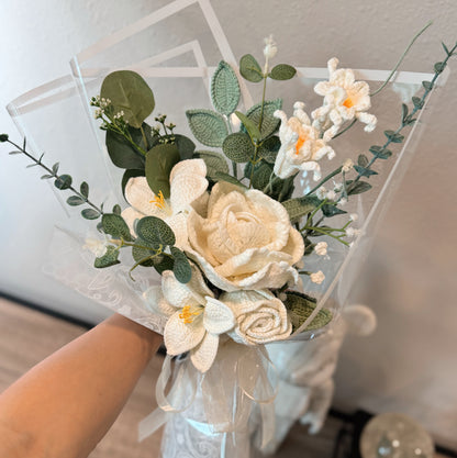 Celestial Elegance
Pure white blooms designed to capture divine beauty