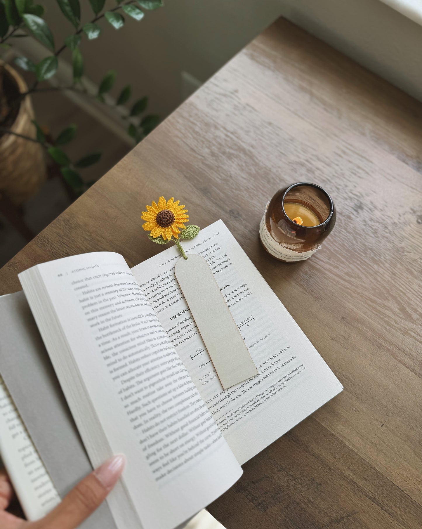 Sunflower bookmark