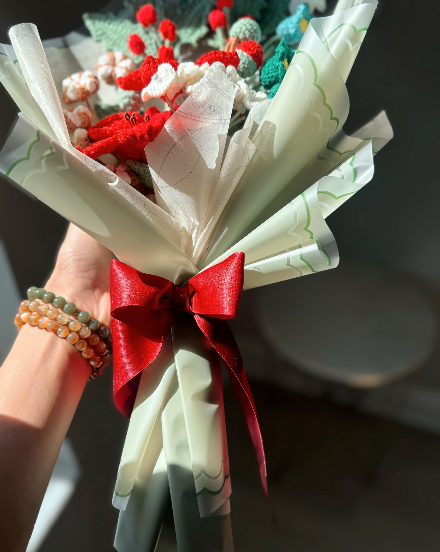 Festive Holly Bloom Bouquet