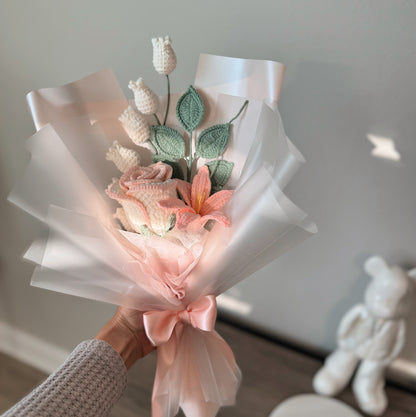 Blush Lily Rose – highlighting the pink lily and soft rose combination