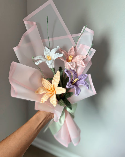 Pastel Rainlily Bouquet
