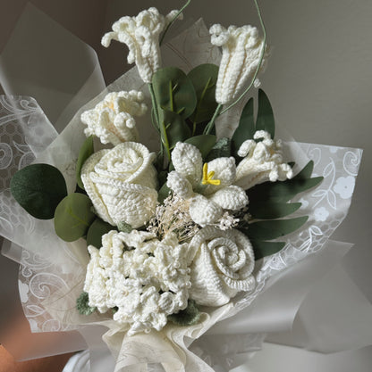 Snow Petal Classic Bouquet