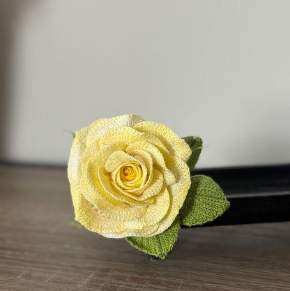 Ombré Yellow Detailed Rose