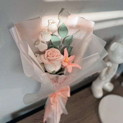 Blush Lily Rose – highlighting the pink lily and soft rose combination