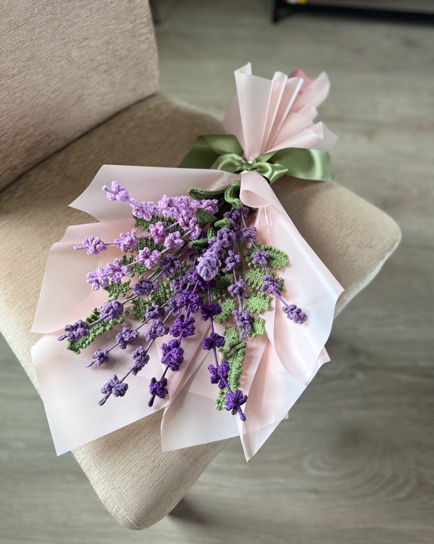 Lavender Meadow Fern Whisper Bouquet No.2