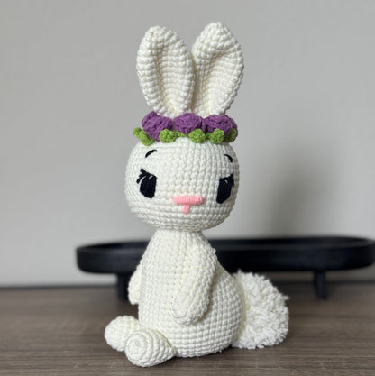Sitting White Bunny