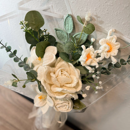 Celestial Elegance
Pure white blooms designed to capture divine beauty