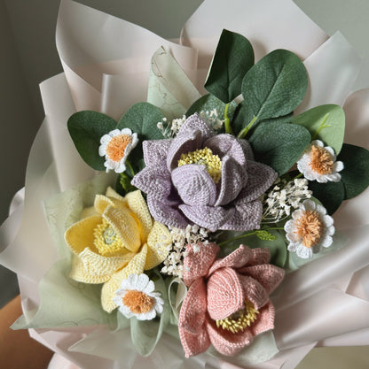 Pastel Lotus Harmony Trio