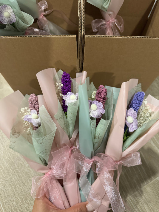 5 of mini lavender bouquets