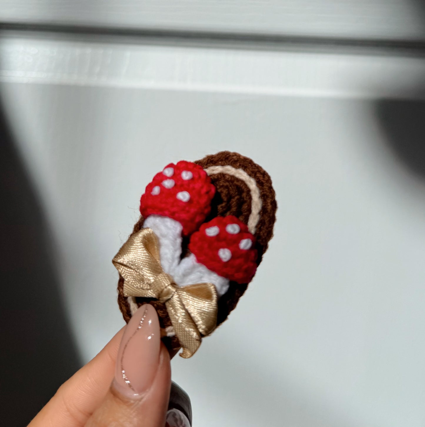 Mushroom Hair Clips