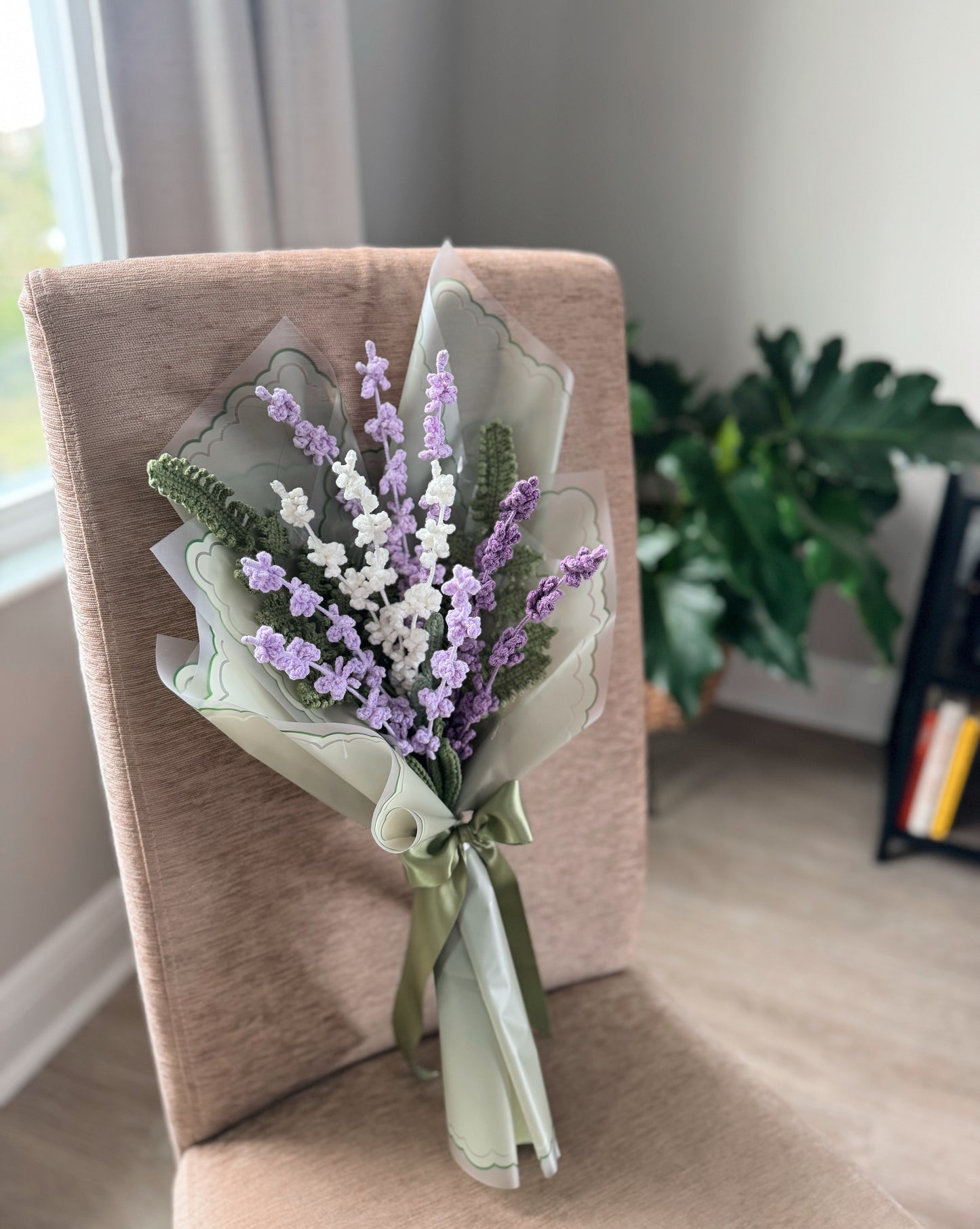 Lavender Meadow Fern Whisper Bouquet