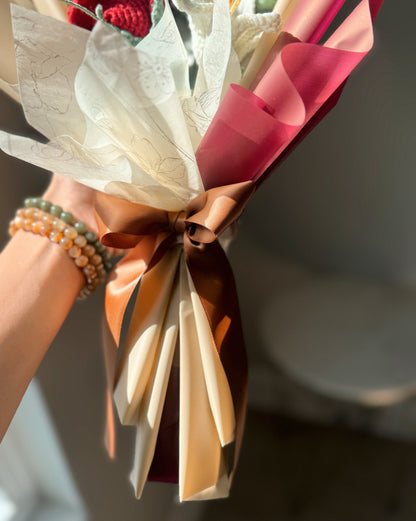 Lily Kissed Roses Bouquet