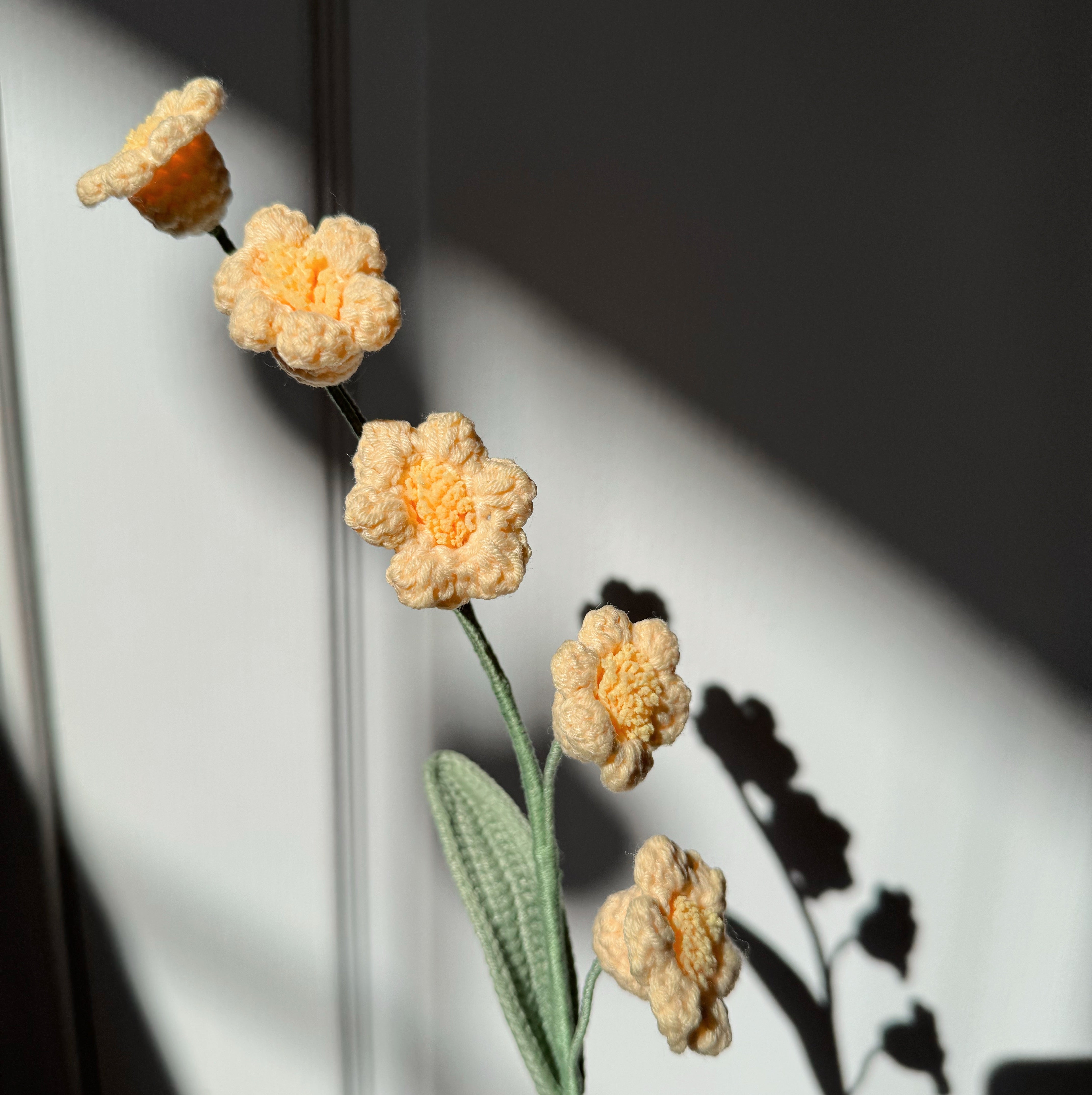 YELLOW LILY OF THE VALLEY – Knit The Duck