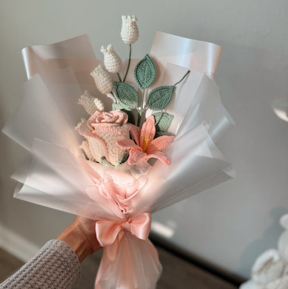 Blush Lily Rose – highlighting the pink lily and soft rose combination