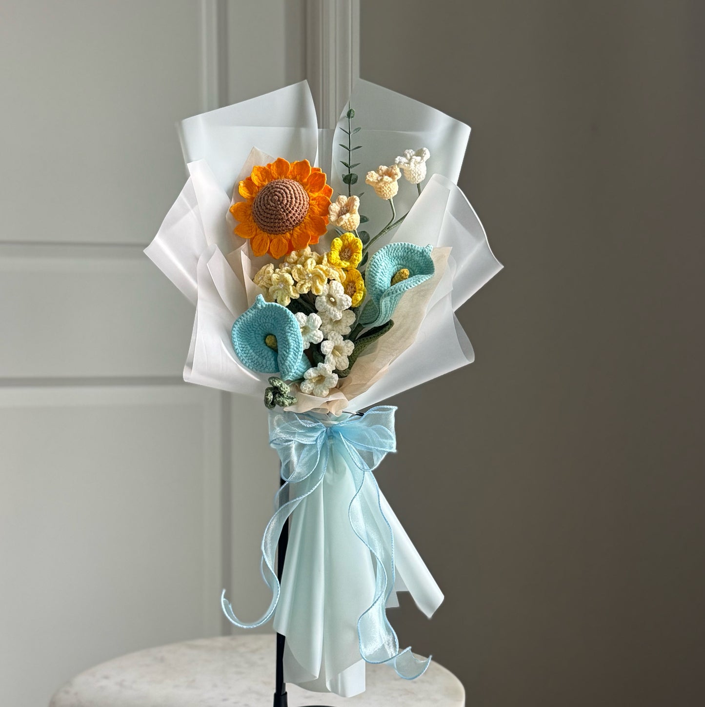 Blue Calla & Golden Valley Bloom