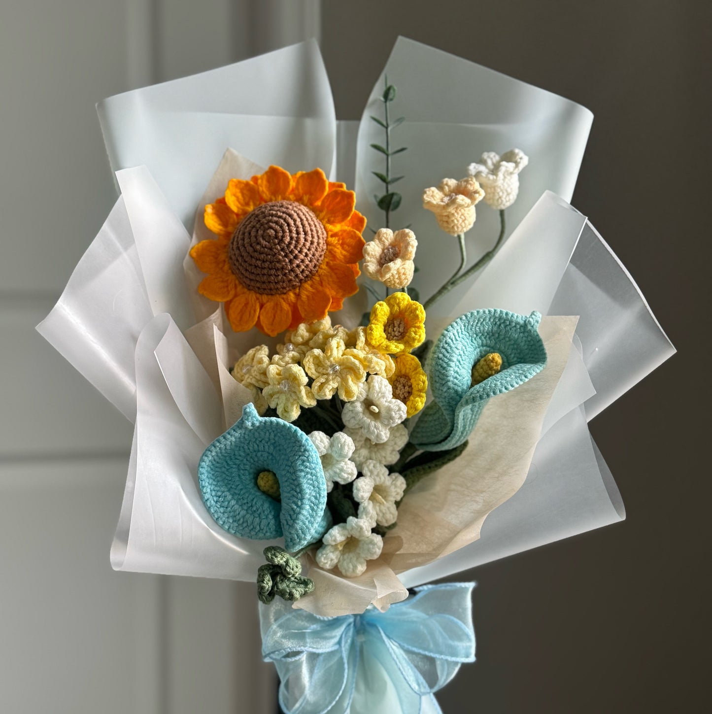 Blue Calla & Golden Valley Bloom