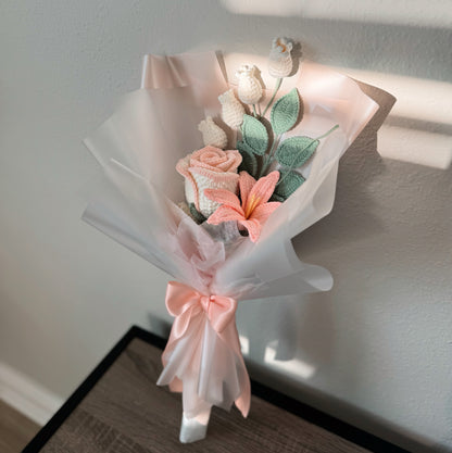 Blush Lily Rose – highlighting the pink lily and soft rose combination