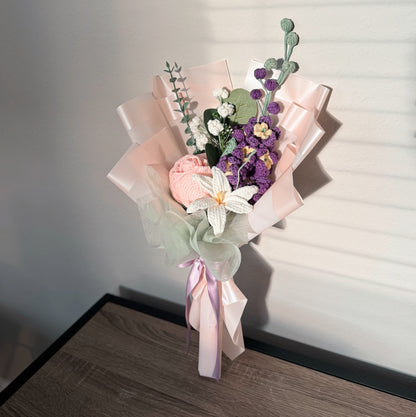 Lavender Dawn – a fresh beginning, with purple larkspur as the first light of day