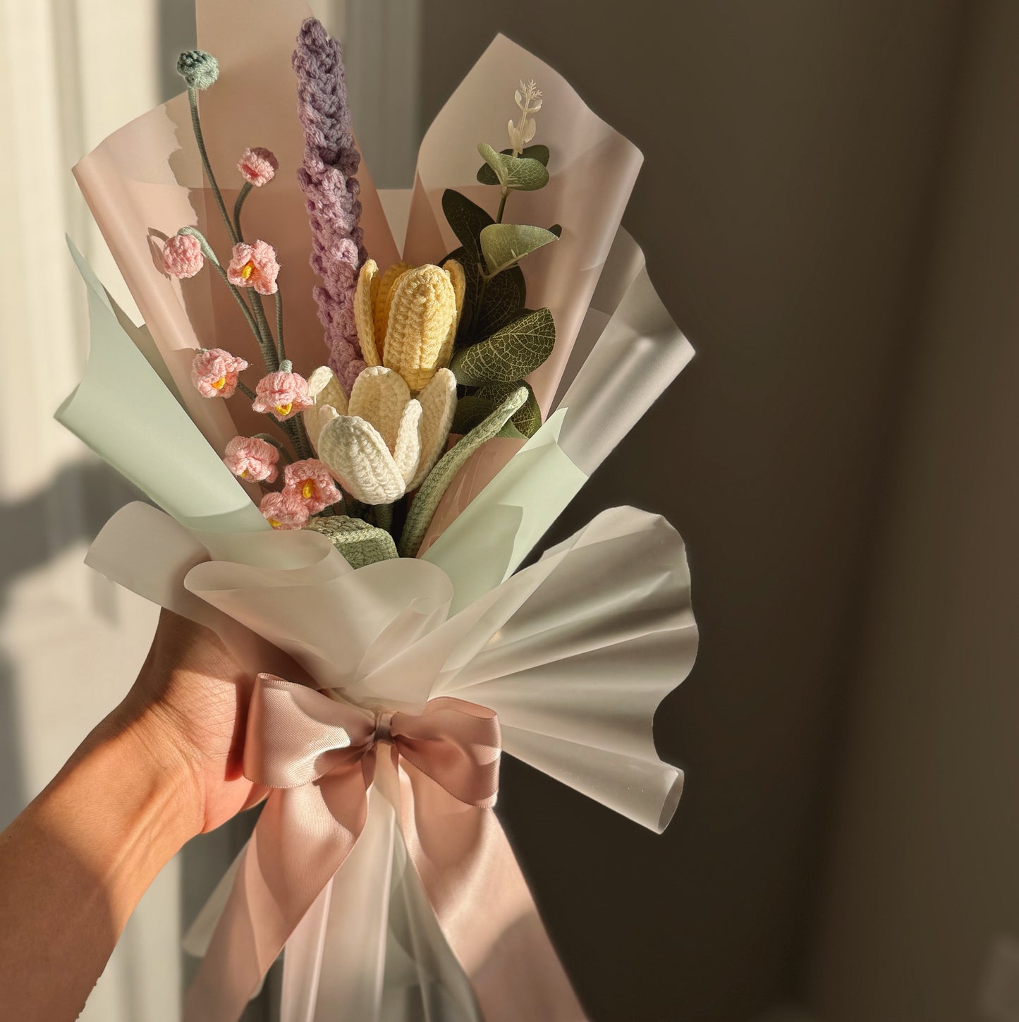 Pastel Tulip & Lavender Serenity