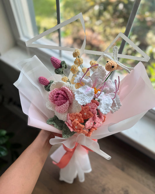 Blush Garden Dragonfly Bouquet