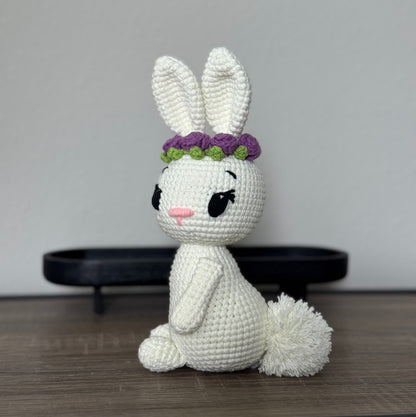 Sitting White Bunny