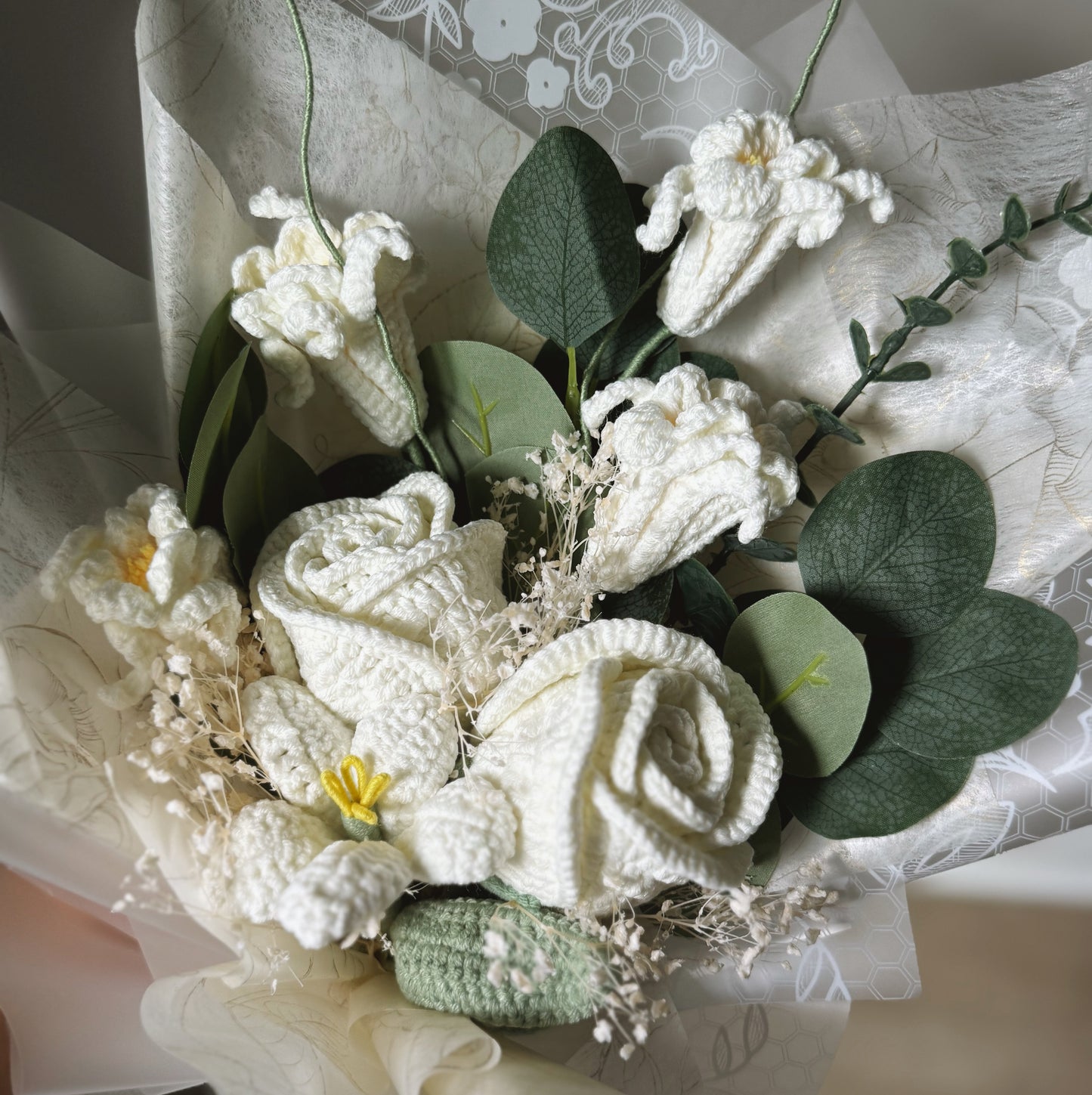 Pure Ivory Bloom Bouquet