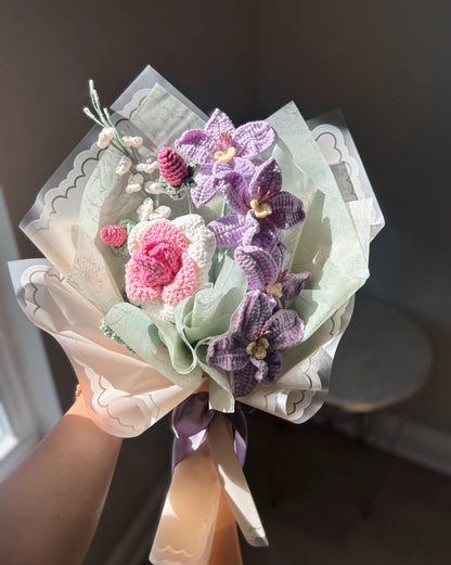 Enchanted Orchid Rose Bouquet
