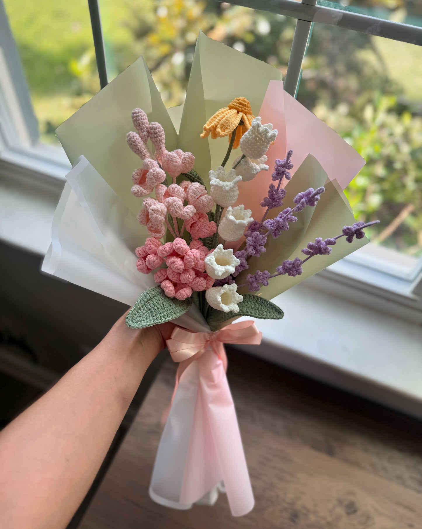 Pink Hyacinth Wildflower Bouquet