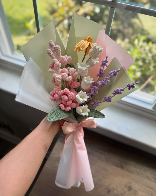 Pink Hyacinth Wildflower Bouquet