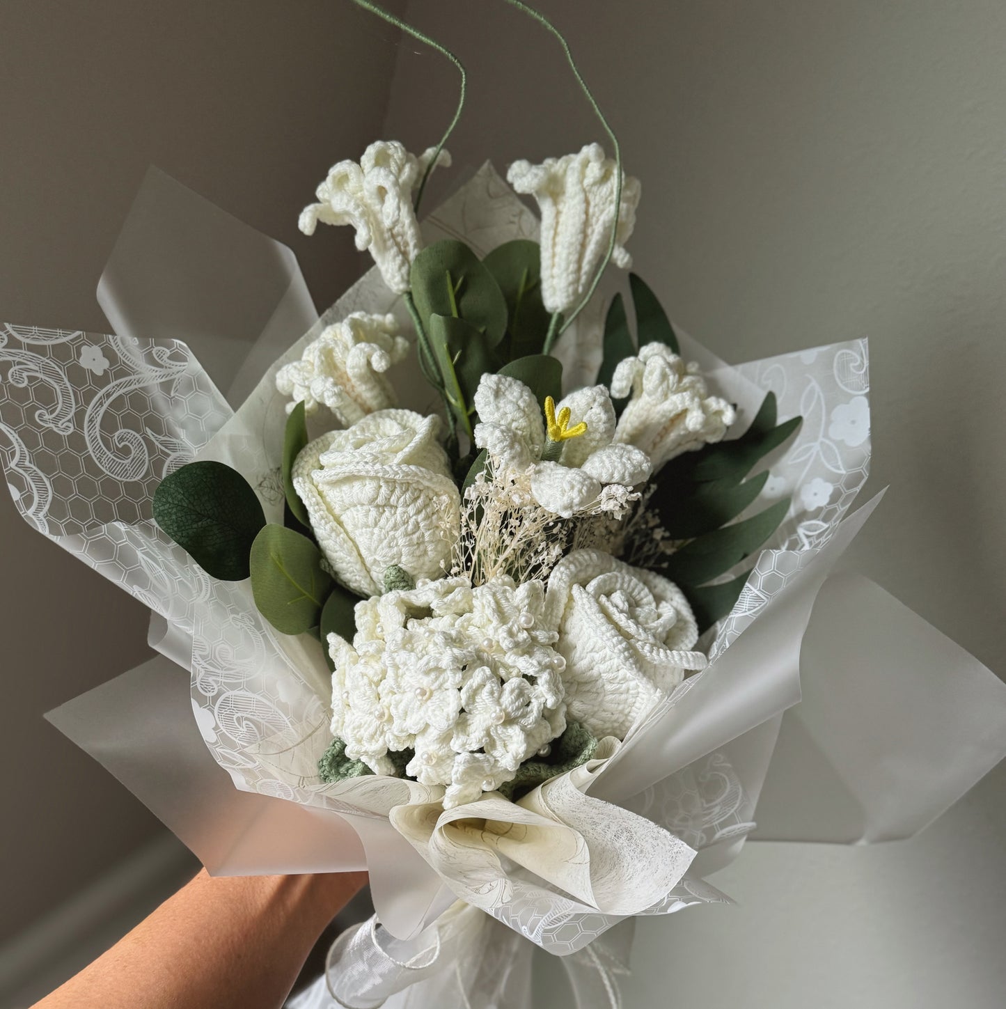 Pure Ivory Bloom Bouquet