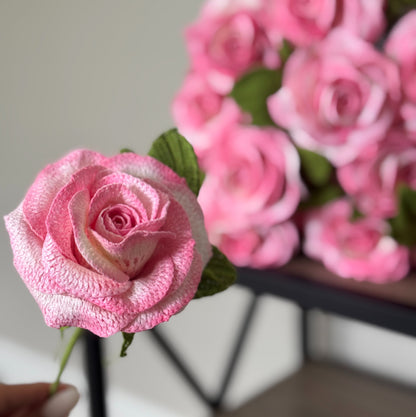 Ombré Pink Detailed Rose
