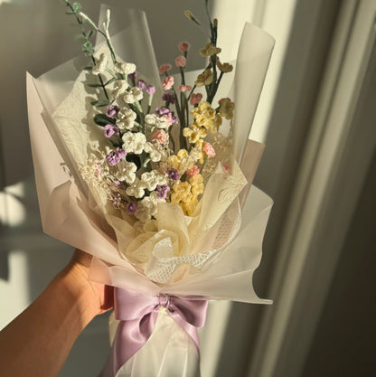 Enchanted Pastel Wildflower Bouquet